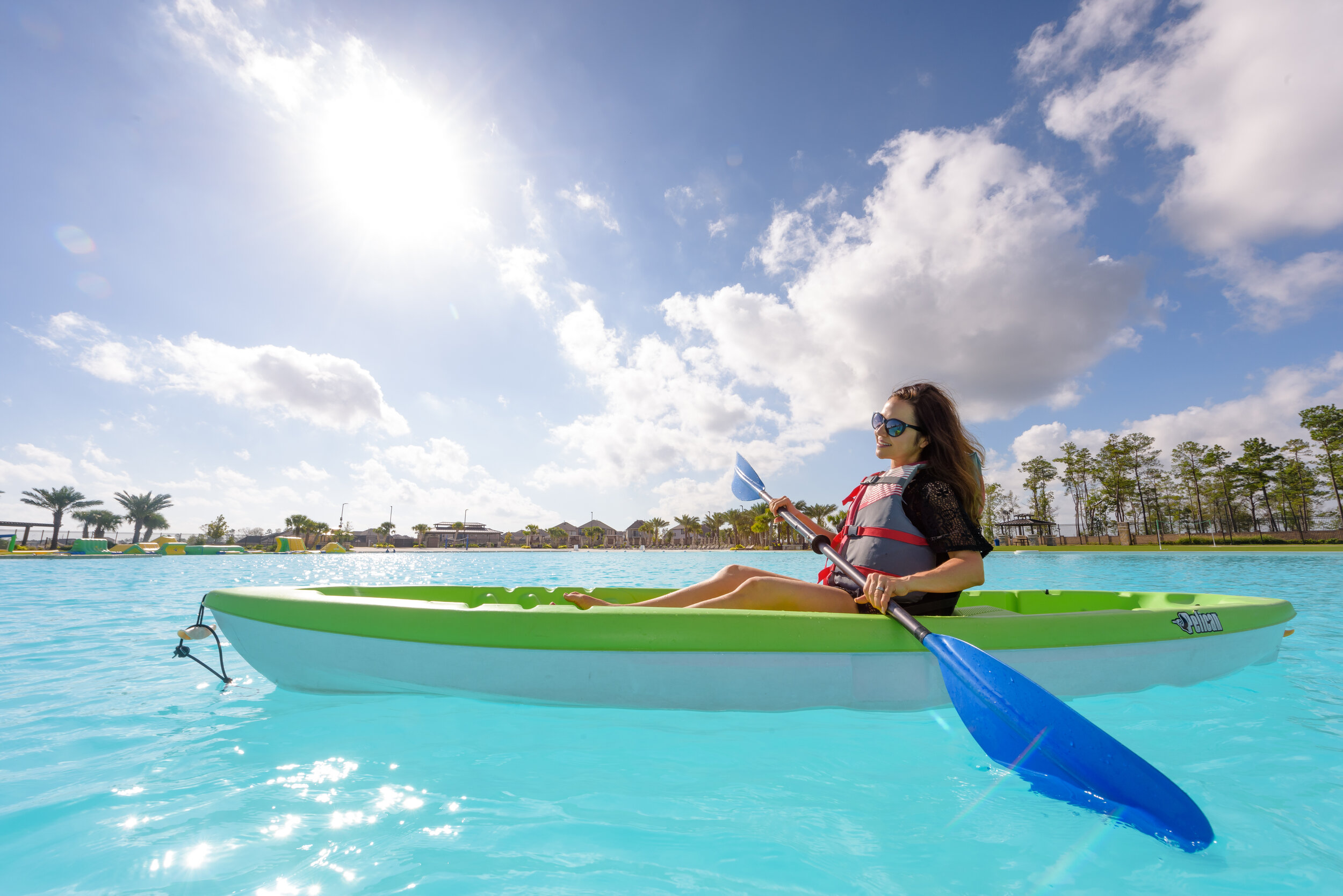 Woman In A Kayak